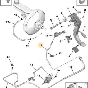 Citroen Relay 2006-2022 Declutching Control Pipe