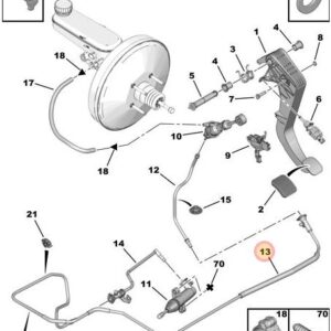 Citroen Relay 2006-2022 Declutching Control Pipe