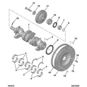 Citroen C8 2002-2008 Petrol Crankshaft Half-Flange