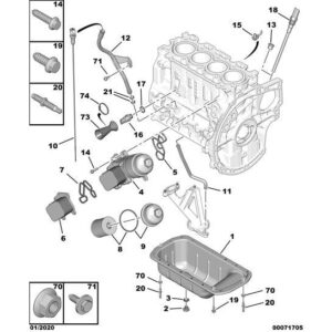 Citroen Berlingo 2015-2018 Diesel Piston Oil Jet