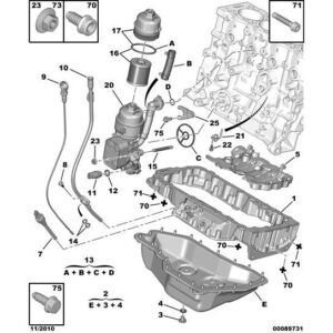 Citroen C-Crosser 2007-2012 Diesel Piston Oil Jet