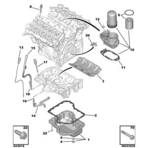 Citroen C6 2005-2012 Diesel Piston Oil Jet