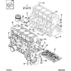 Citroen C8 2002-2008 Diesel Engine Gasket Kit