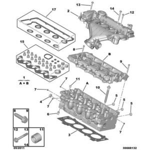Citroen C5 2008-2021 Diesel Cylinder Head Gasket
