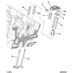 Citroen C8 2002-2008 Diesel Valve Guide