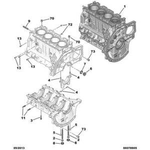 Citroen DS3 2010-2022 Diesel Cylinder-Block Core-Plug