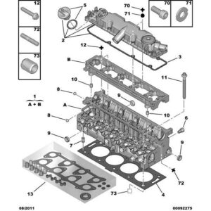Citroen C5 2001-2004 Diesel Gasket Rocker Cover