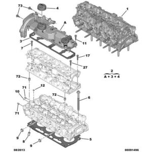 Citroen Dispatch 2016-2020 Diesel Gasket Rocker Cover