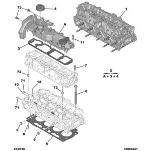 Citroen DS3 2010-2022 Diesel Gasket Rocker Cover