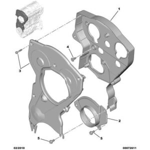 Citroen C2 2003-2007 Petrol Timing Cover