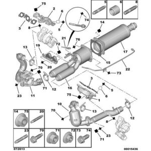Citroen C6 2005-2012 Diesel Turbo Support Stud