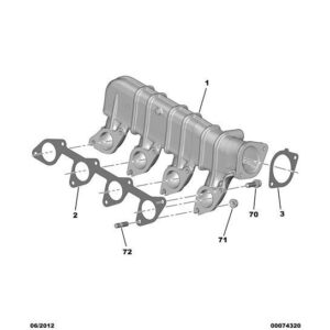 Citroen C5 2001-2004 Diesel Air Distributor Seal