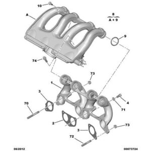 Citroen Dispatch 1994-2006 Diesel Air Distributor Seal
