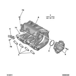 Citroen C4 2008-2010 Petrol Intake Valve Seal Piece