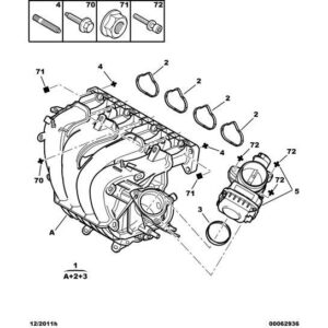Citroen C5 2004-2008 Petrol Intake Air Distributor