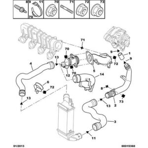 Citroen C5 2001-2004 Diesel Distrib.Chamber Side Air Union