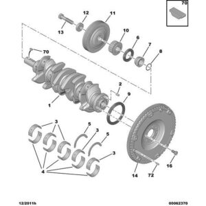 Citroen C8 2002-2008 Petrol Engine Timing Pinion