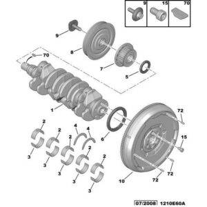 Citroen C3 2002-2005 Petrol Double Damping Pulley