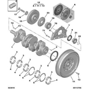 Citroen C5 Air Cross 2018-2021 Diesel Pulley Washer