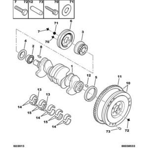 Citroen C3 2002-2005 Petrol New Flywheel