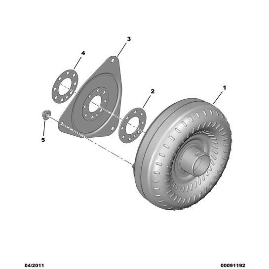 Citroen C8 2002-2008 Petrol Agb Converter Bracket 0535 84 Citroen C8 2002-2008 Petrol Agb Converter Bracket