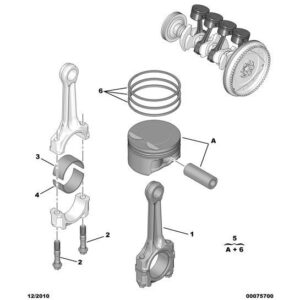 Citroen C8 2002-2008 Petrol Set Of 4 Engine Connecting Rods