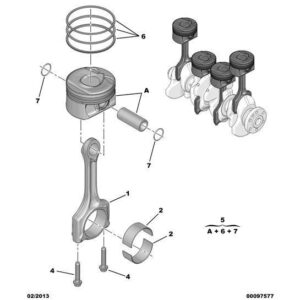 Citroen C4 2010-2013 Petrol Conrod Half-Bearing