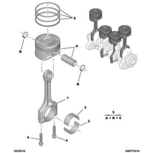 Citroen DS3 2010-2022 Petrol Conrod Half-Bearing
