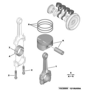 Citroen C-Crosser 2007-2012 Diesel Engine Connecting Rod Bolt
