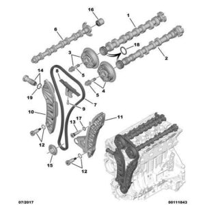 Citroen DS4 2010-2021 Petrol Engine Camshaft
