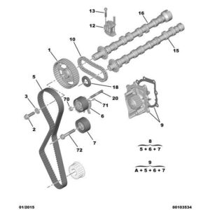 Citroen C-Crosser 2007-2012 Diesel Engine Camshaft Pulley