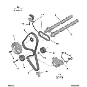 Citroen C3 2002-2005 Petrol Timing Chain