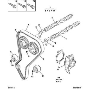 Citroen C5 2001-2004 Diesel Retractor Roller