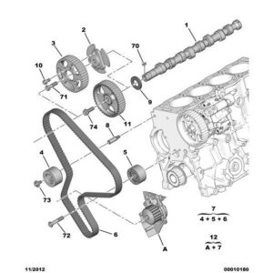 Citroen C5 2001-2004 Diesel Distribution Motor Kit
