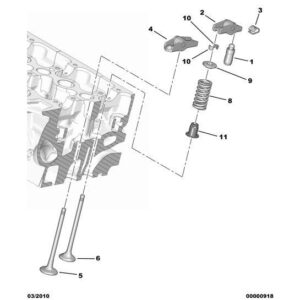 Citroen Dispatch 2016-2020 Diesel Intake Valve