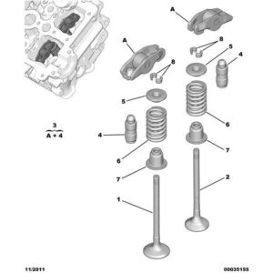 Citroen C6 2005-2012 Diesel Valve Spring Well