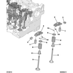 Citroen DS5 2011-2021 Petrol Engine Valve Stem Seal