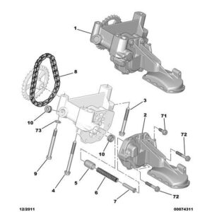 Citroen C5 2001-2004 Diesel Engine Oil Pump