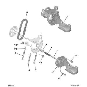 Citroen C5 2008-2021 Diesel Engine Oil Pump