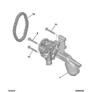 Citroen C-Crosser 2007-2012 Diesel Engine Oil Pump