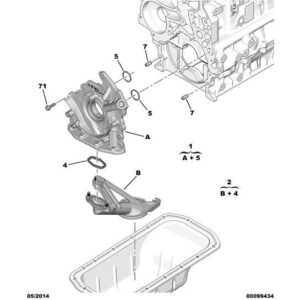 Citroen DS3 2010-2022 Diesel Engine Oil Pump