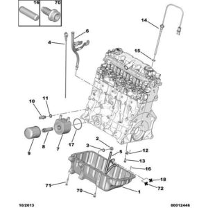 Citroen C8 2002-2008 Diesel Filter Cartridge Nipple