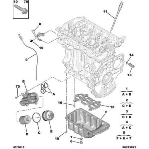 Citroen Berlingo 2008-2012 Petrol Oil Filter Cover