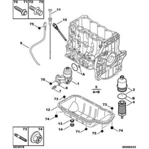 Citroen Berlingo 2008-2012 Petrol Engine Oil Level Probe