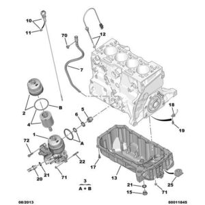 Citroen C2 2003-2007 Petrol Engine Oil Level Probe