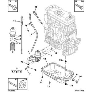 Citroen C3 2002-2005 Petrol Engine Oil Level Probe