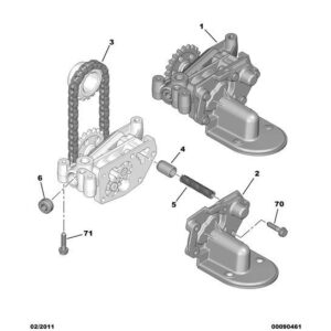 Citroen Saxo 1996-2004 Engine Oil Discharge Piston