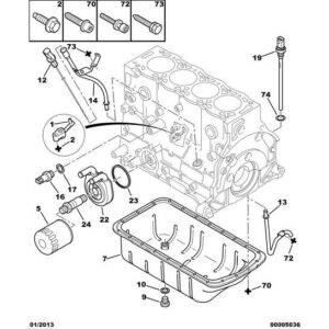 Citroen Dispatch 1994-2006 Diesel Engine Oil Gauge Guide