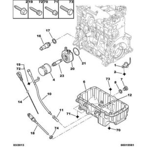 Citroen C8 2002-2008 Diesel Engine Oil Gauge Guide