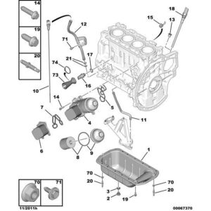Citroen C3 2002-2005 Petrol Engine Oil Gauge